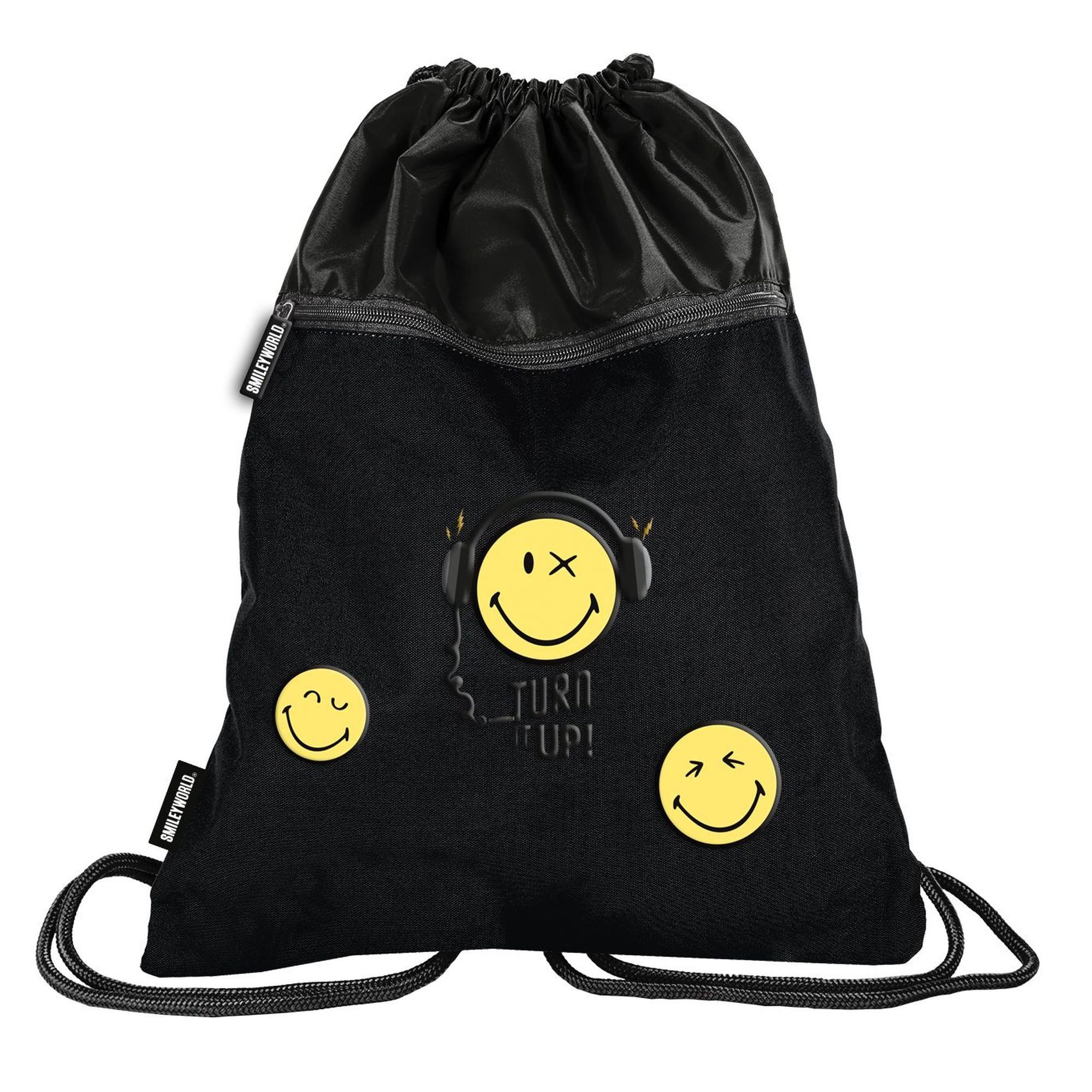 PASO Turnbeutel Premium Kinder Turnbeutel / Спортивные сумки / Rucksack 43x34 cm (Motiv SMILEY)