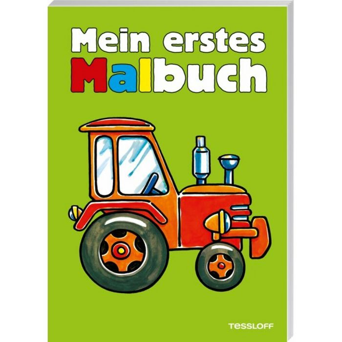 Tessloff Verlag Malbecher Mein erstes Malbuch (grün)
