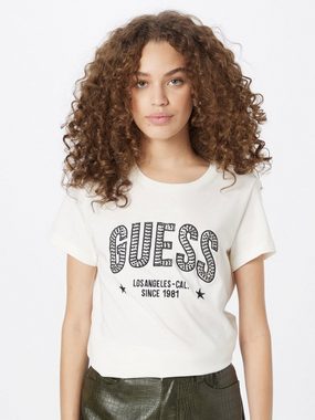 Guess T-Shirt Mirela (1-tlg) Ziersteine, Stickerei