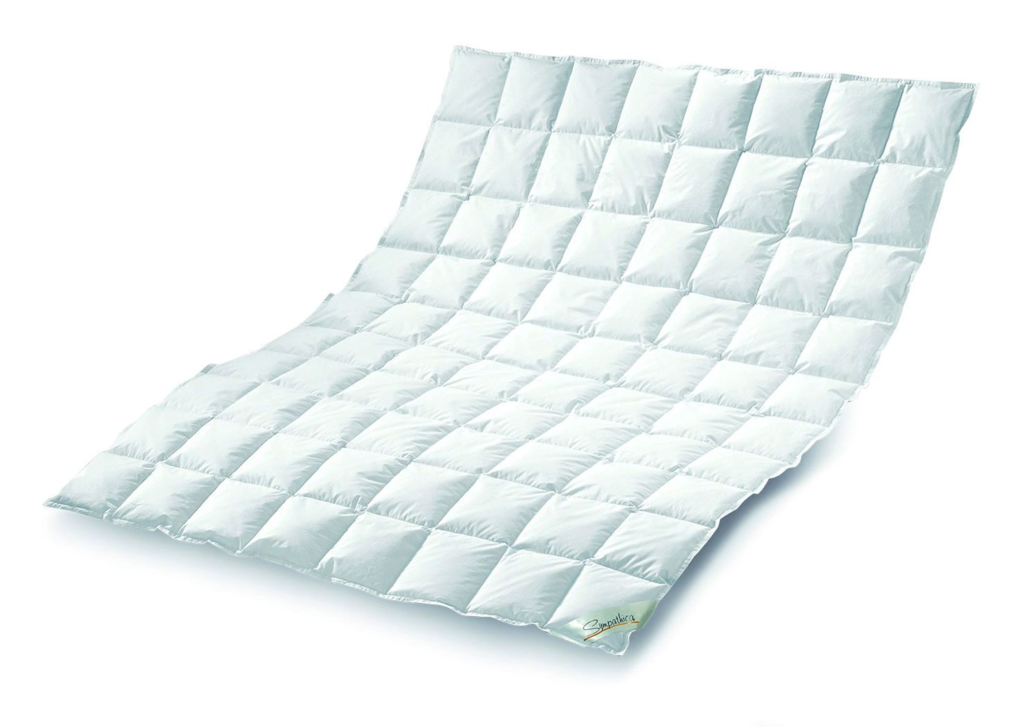 Betten Hofmann Daunenbettdecke Traumhaftes Daunenbett Daunendecke Sommerdecke 8x10 135x200 cm 90%, Füllung: 90% Daunen, 10% Federn, Bezug: 100% Baumwolle, für den Sommer, hergestellt in Deutschland, allergikerfreundlich