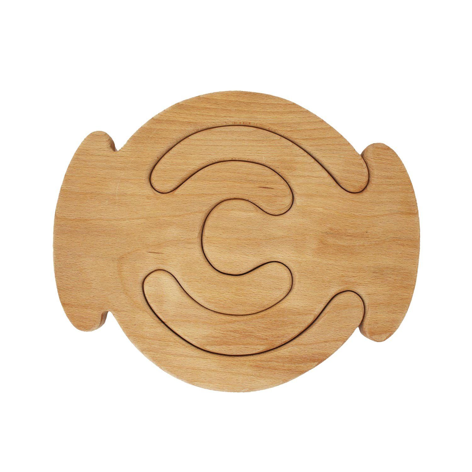 Glasuntersetzer Topfuntersetzer aus Holz - Einklang