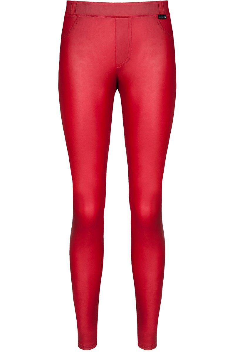 Demoniq Leggings Hose in rot - S günstig online kaufen