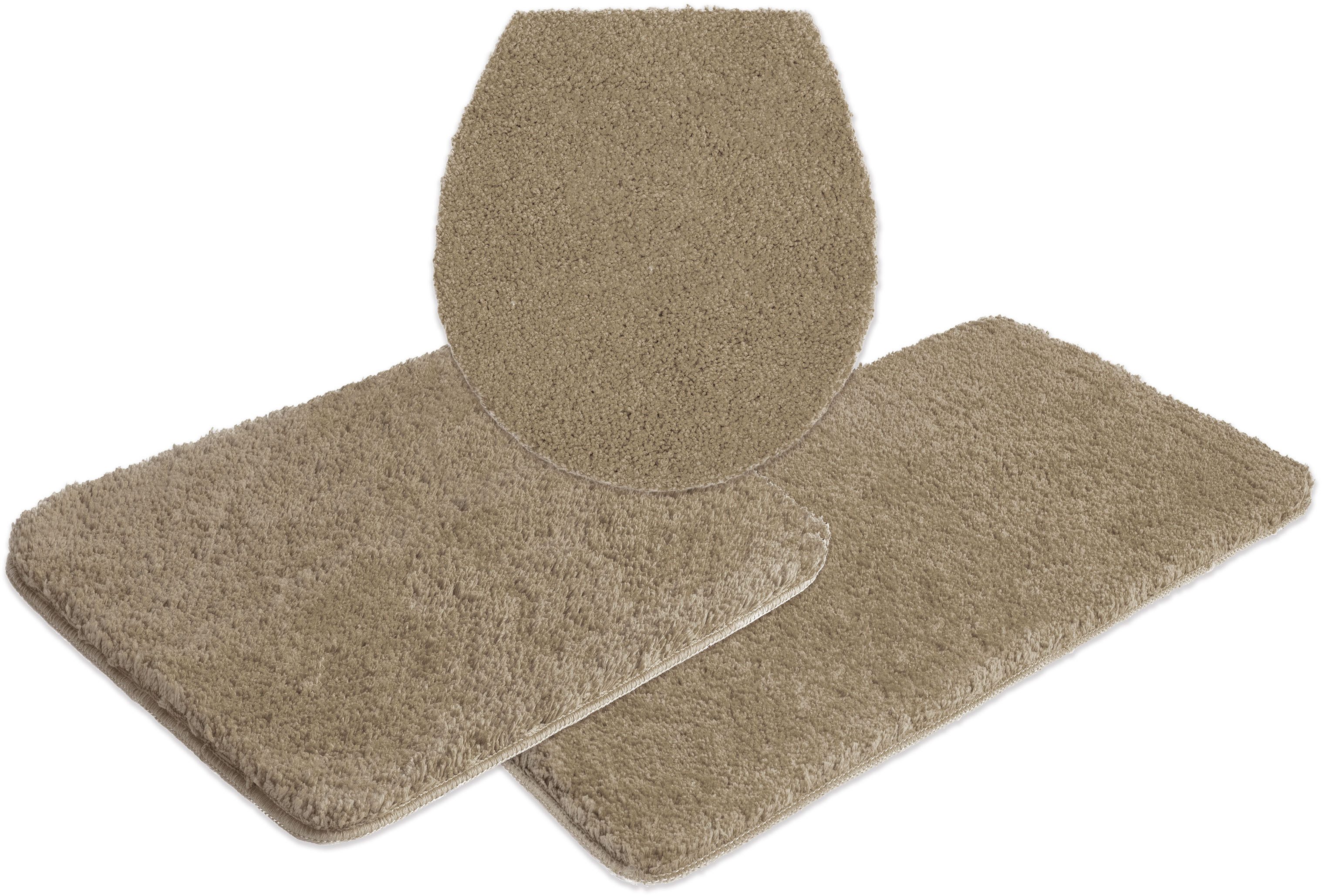 my home Badematte Inga, Badezimmer Teppich, Badvorleger, Höhe 20 mm, rutsch günstig online kaufen