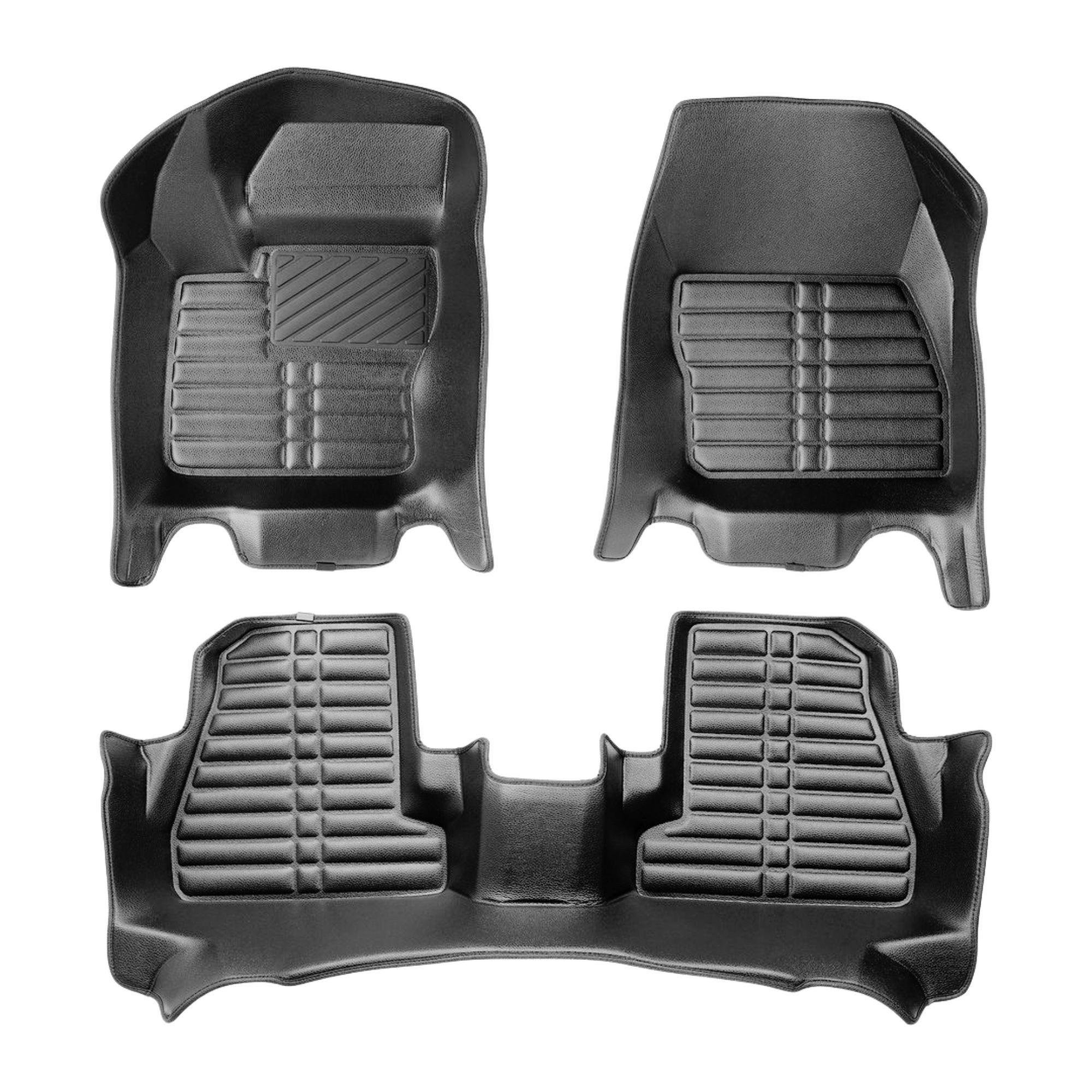 fussmattenprofi.com Auto-Fußmatte 5D Premium Auto Fussmatten für Ford Focus (3.Gen) 2011-2018 (1 St), für Ford Ford Focus