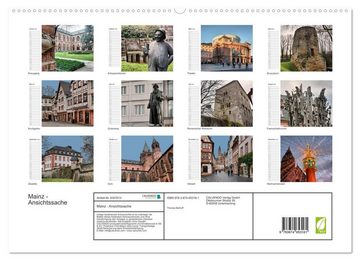 CALVENDO Wandkalender Mainz - Ansichtssache (Premium, hochwertiger DIN A2 Wandkalender 2023, Kunstdruck in Hochglanz)