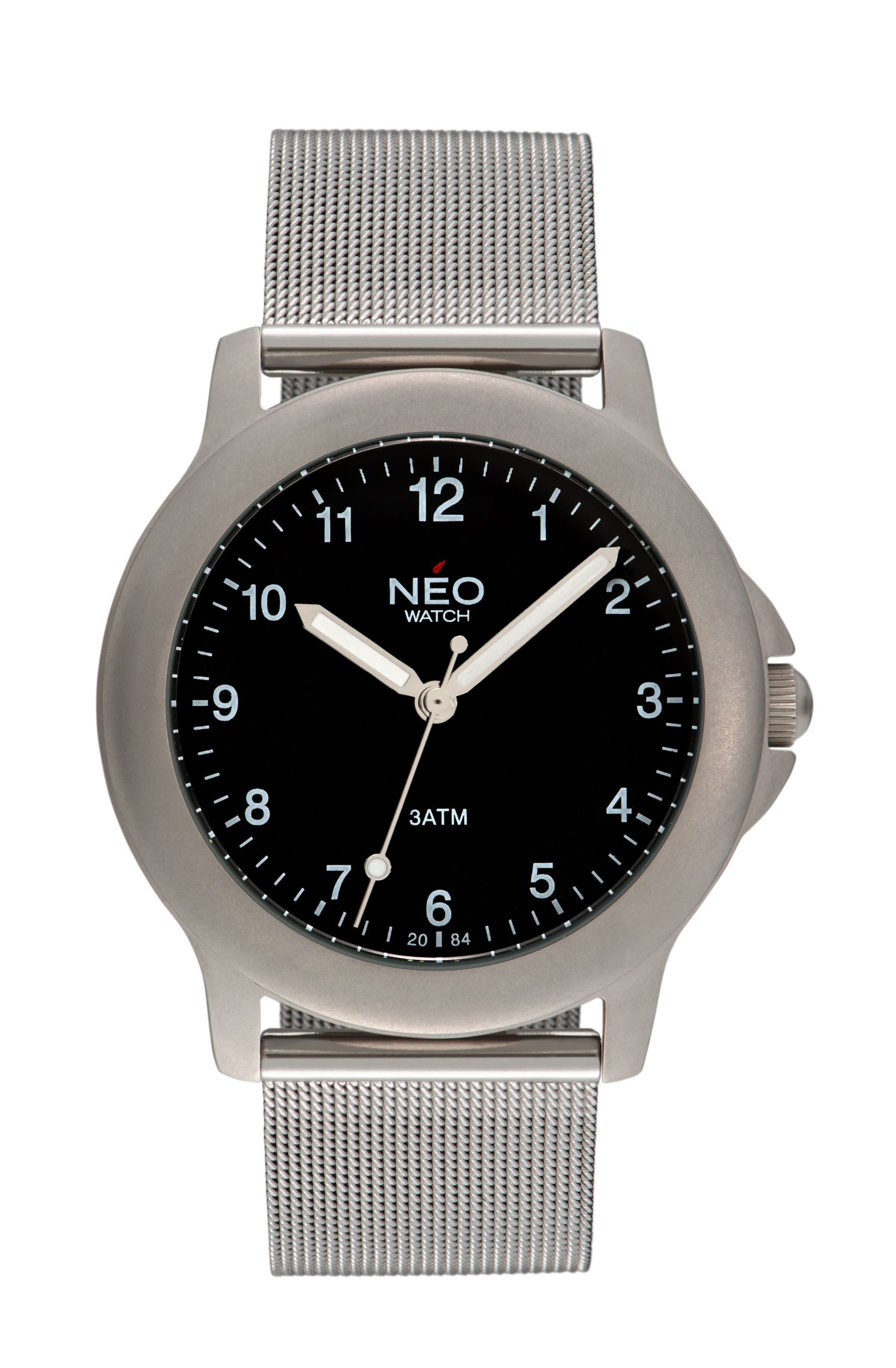 Neo Watch Quarzuhr Pure Black Schwarz günstig online kaufen