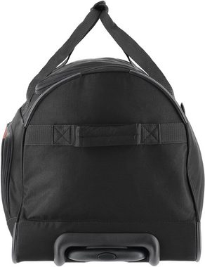 travelite Reisetasche Basics Fresh, 71 cm, schwarz, Duffle Bag Reisegepäck Reisebag mit Rollen