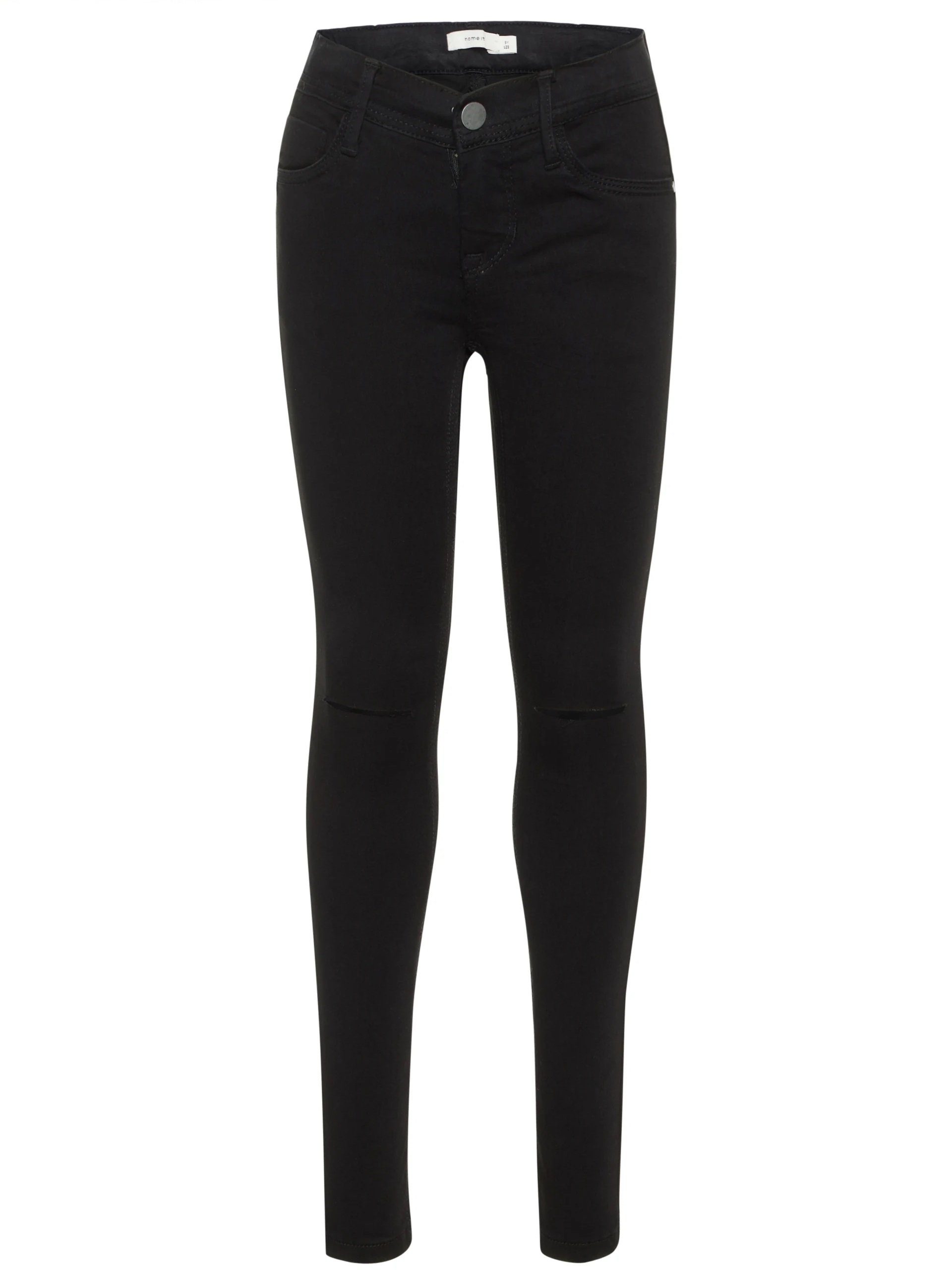 Name It Skinny-fit-Jeans Mädchen NKFPOLLY DNMSUS SOFT 7156 PANT NOOS in Unifarbe