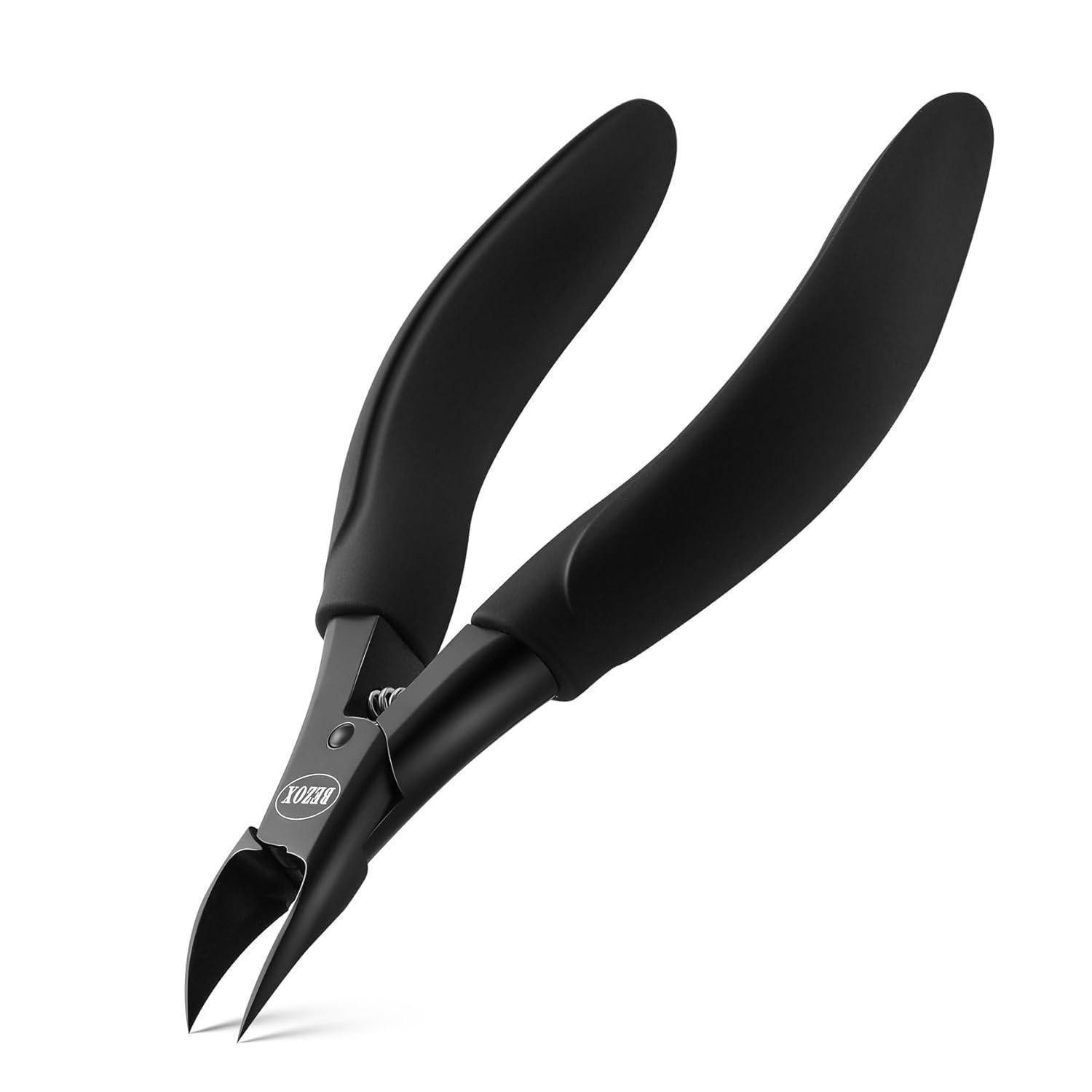 LuxusKollektion Nagelschere Nagelschere Edelstahl für dicke Pilznägel mit weichem Griff