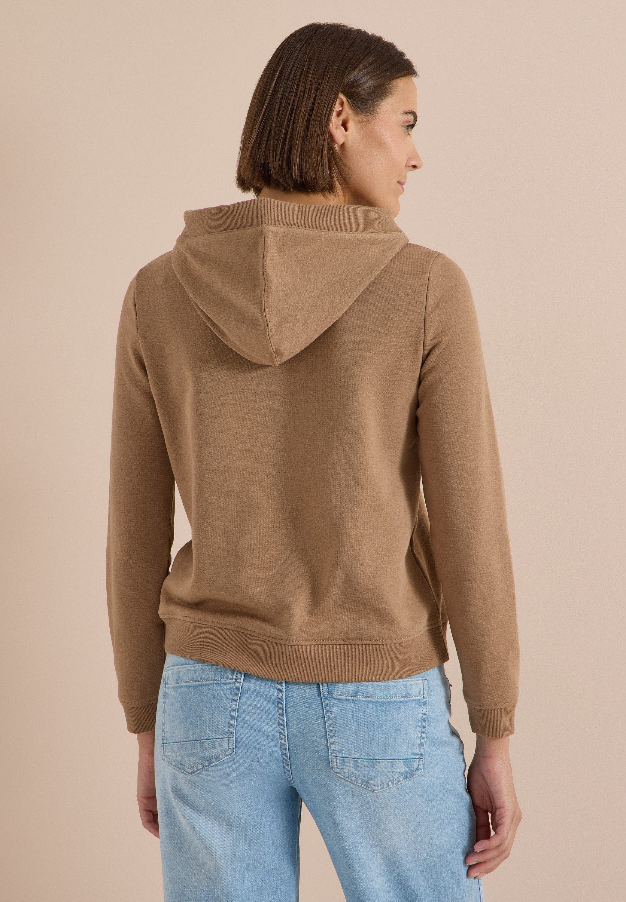 CECIL Sweatshirt mit Rippstrick