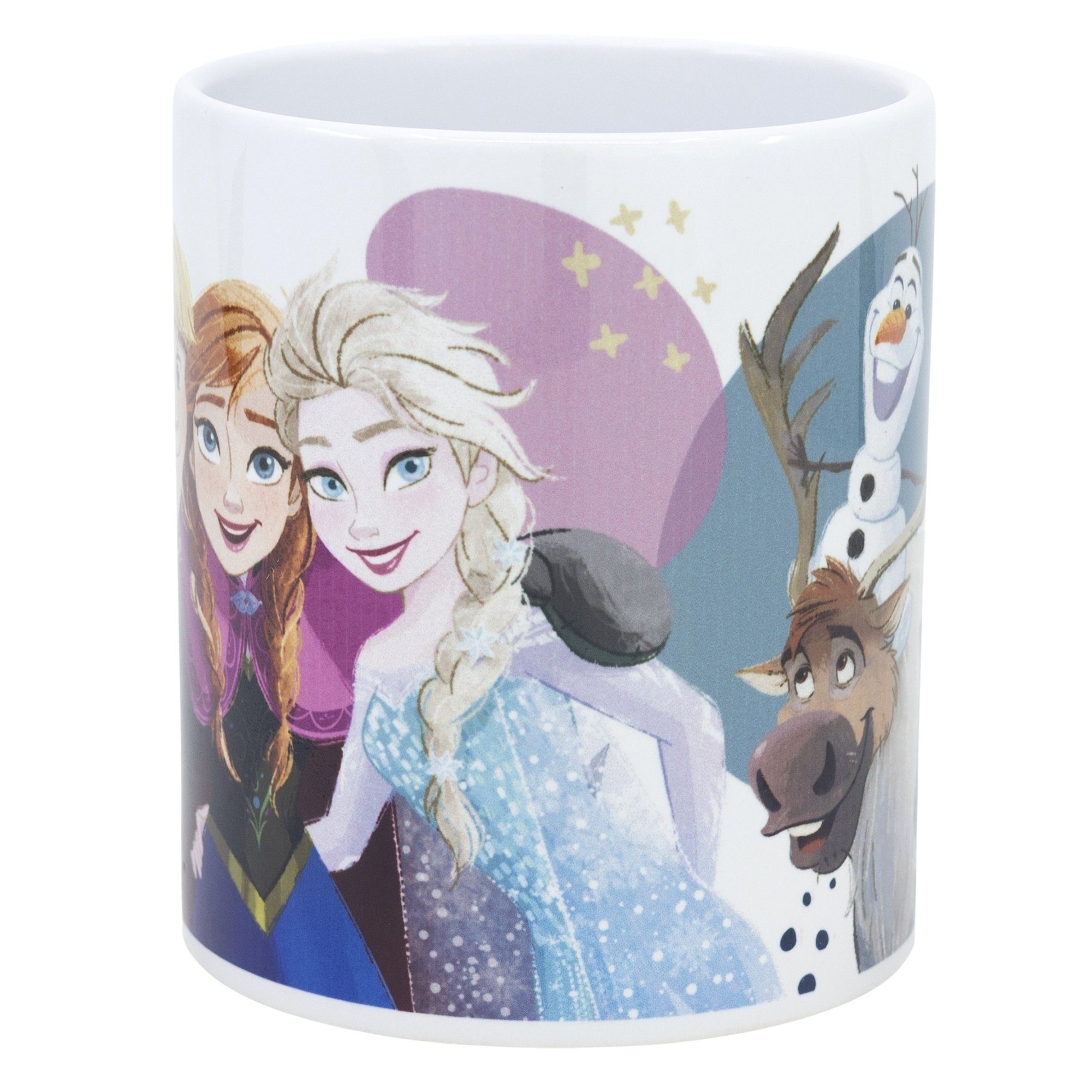 Disney Tasse Disney Die Eiskönigin Elsa Anna Kaffeetasse Teetasse, Keramik, 330 ml