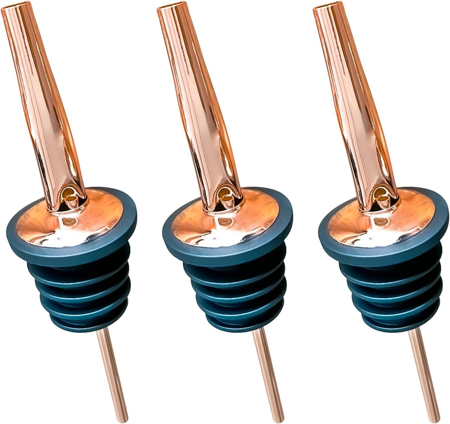 Layba Flaschenausgießer Flaschenausgießer Essig Öl Spirituosen Ausgießer für Flaschen, Set, 3-St., 3 Flaschen Ausgießer