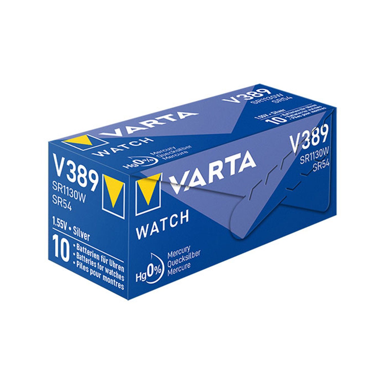 VARTA Batterie Varta Knopfzelle 389