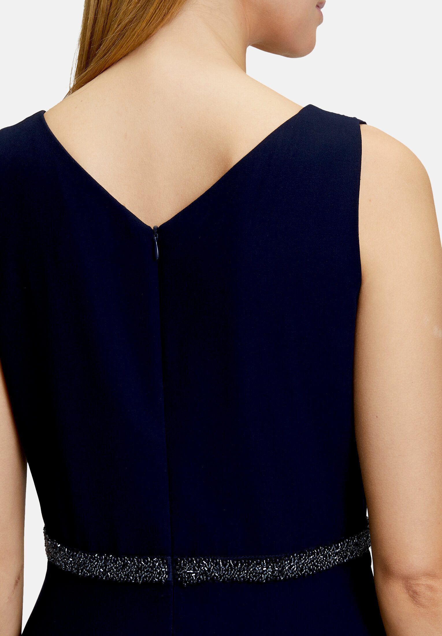Vera Mont Abendkleid Damen mit Plissee Dekoelemente