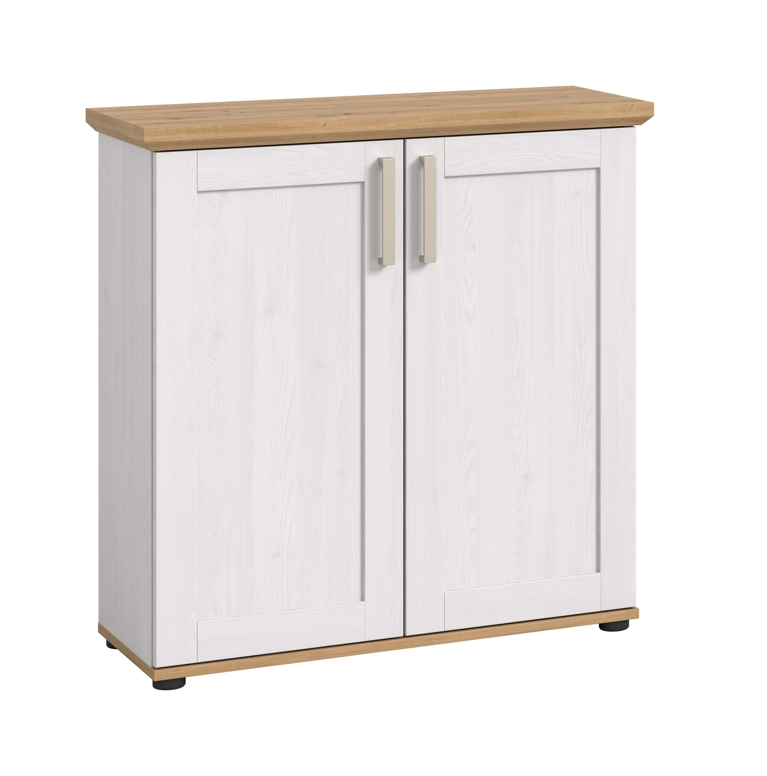 Newroom Highboard Sibiu Lärche 84 cm, Highboard Sibiu Lärche Modern Kommode Sideboard Wohnzimmer Anricht...
