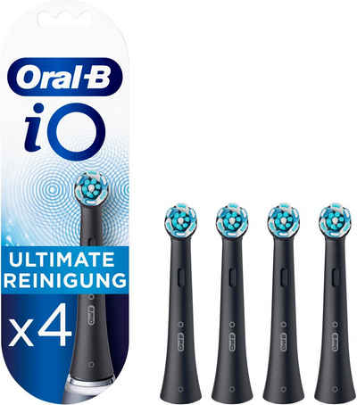 Oral B Aufsteckbürsten »iO Ultimative Reinigung BLACK«, iO Technologie