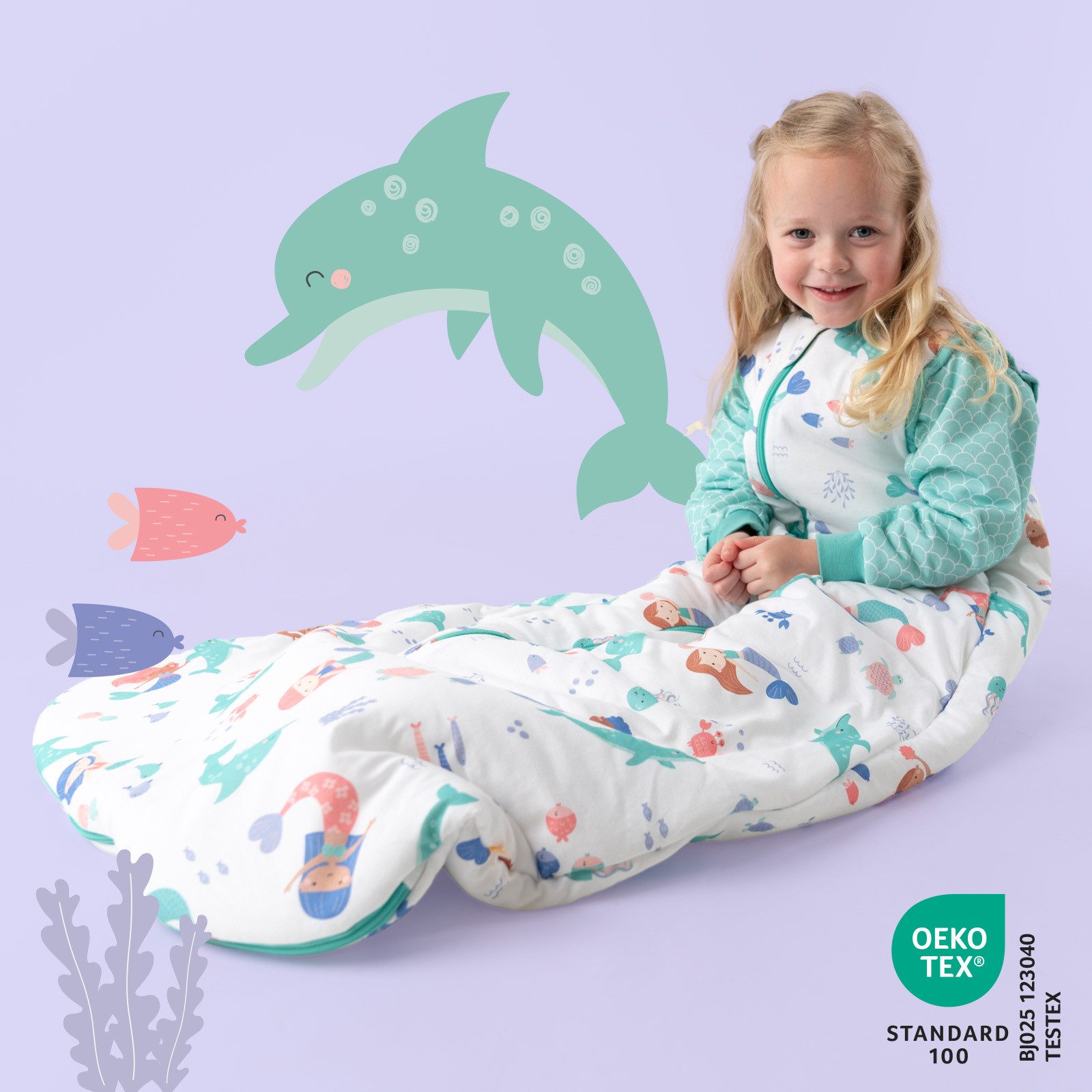 Schlummersack Kinderschlafsack Babyschlafsack, 1.0 Tog OEKO-TEX zertifiziert