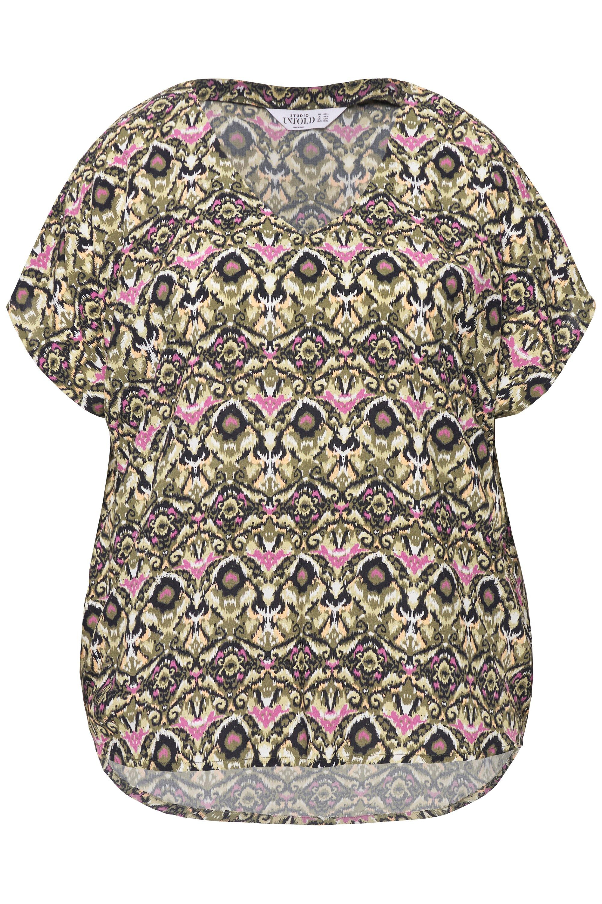 Studio Untold Druckbluse Blusenshirt oversized grafischer günstig online kaufen