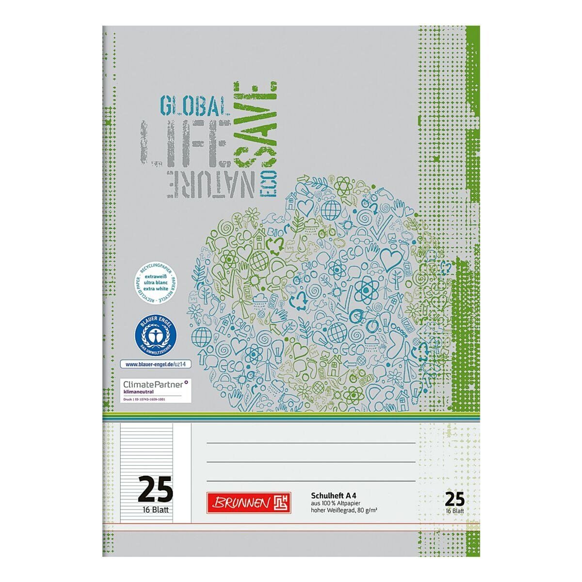 Schulheft Recycling