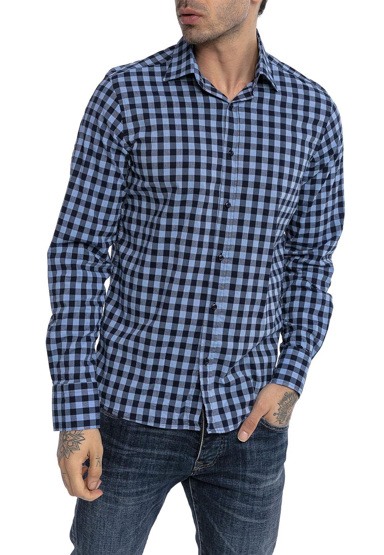 RedBridge Karohemd Casual Plaid Modern Fit günstig online kaufen