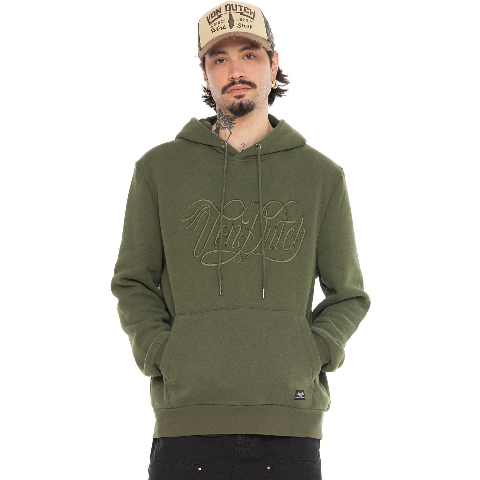 Von Dutch Kapuzenpullover Von Dutch Hoodie mit gesticktem Logo