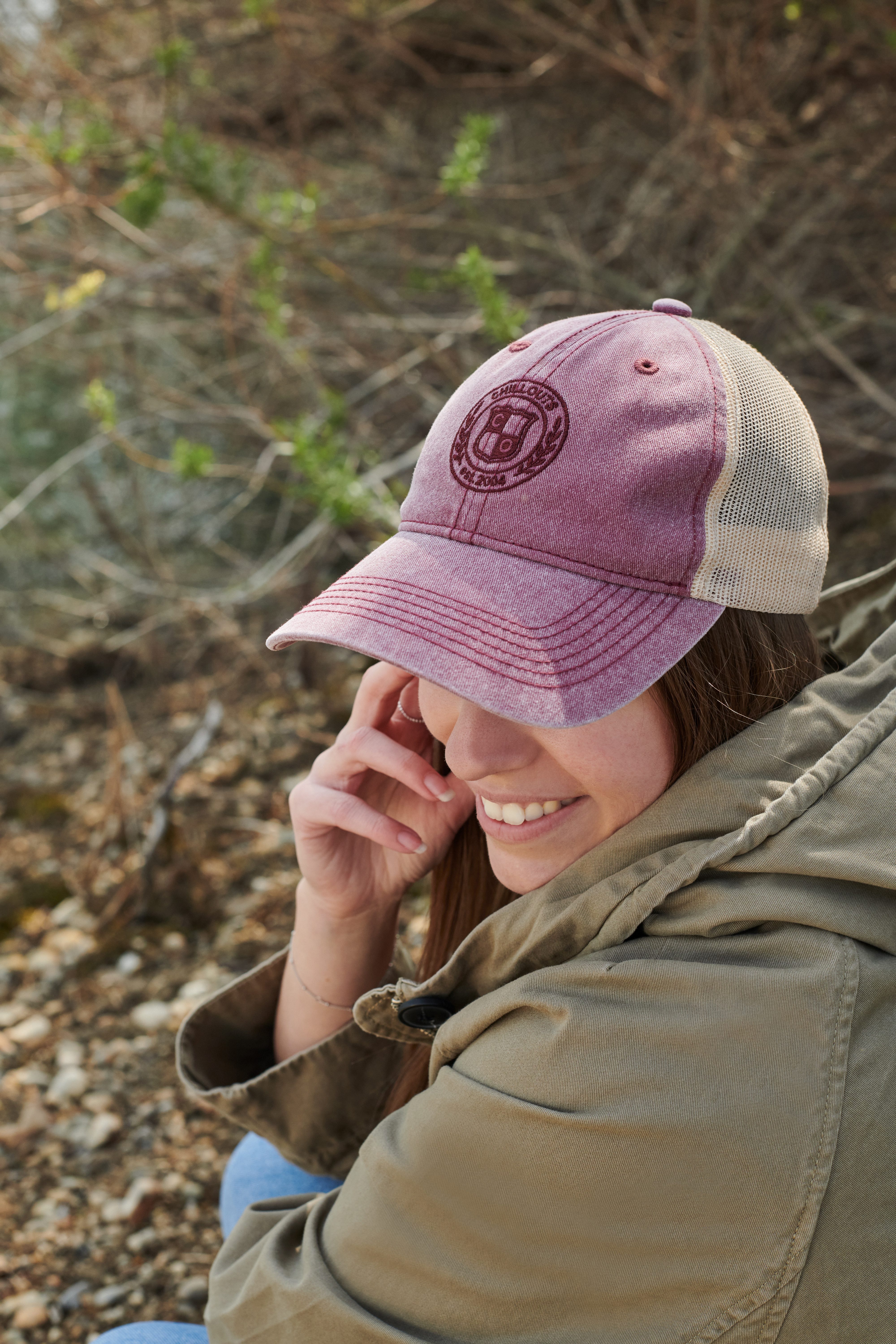 chillouts Baseball Cap Milton Hat Vintage-Look Baseballkappe mit Wappen-Stickerei
