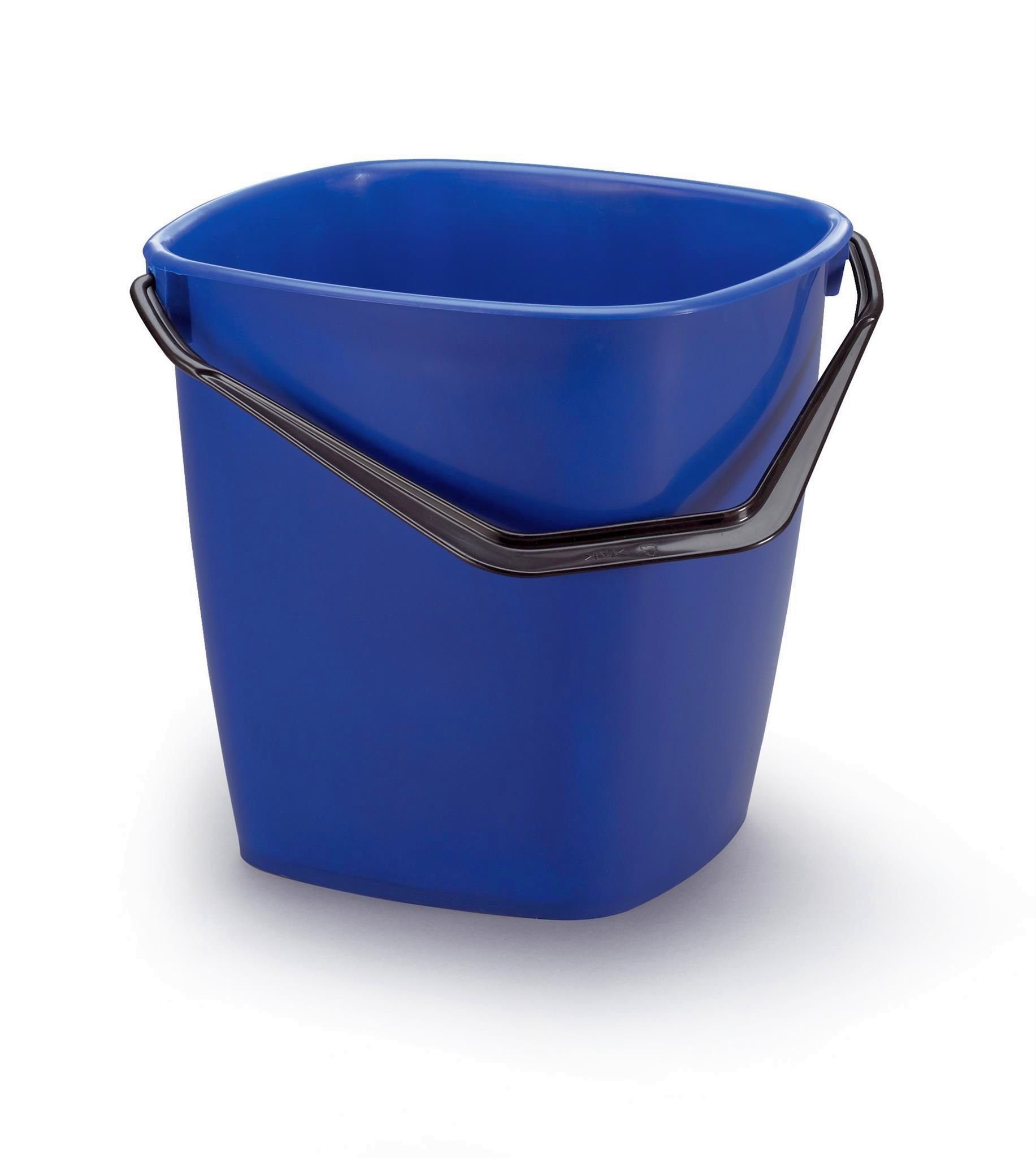 DURABLE stabil mit Durable Handgriff bl Papierkorb rechteckig BUCKET Eimer 14 14l