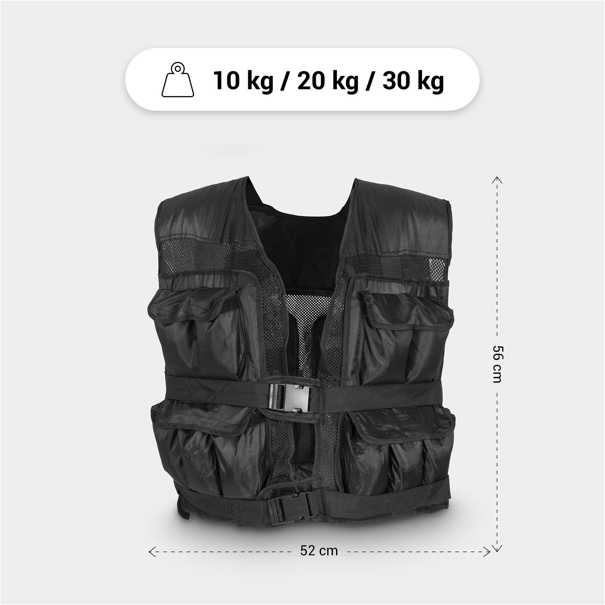 GORILLA SPORTS Gewichtsweste Gewichtsweste Schwarz, (1-tlg)