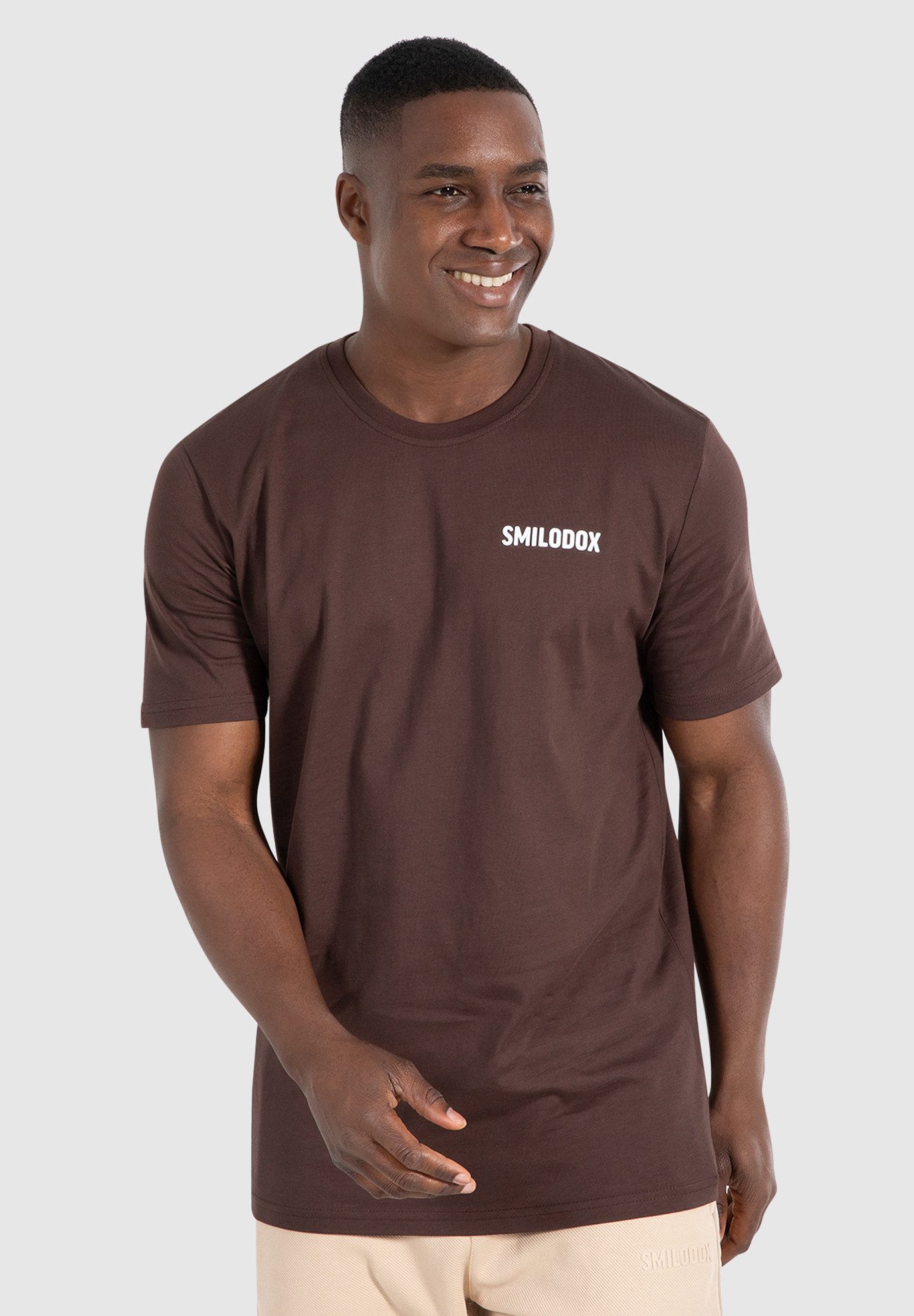 Smilodox T-Shirt Lennard 100% Baumwolle günstig online kaufen