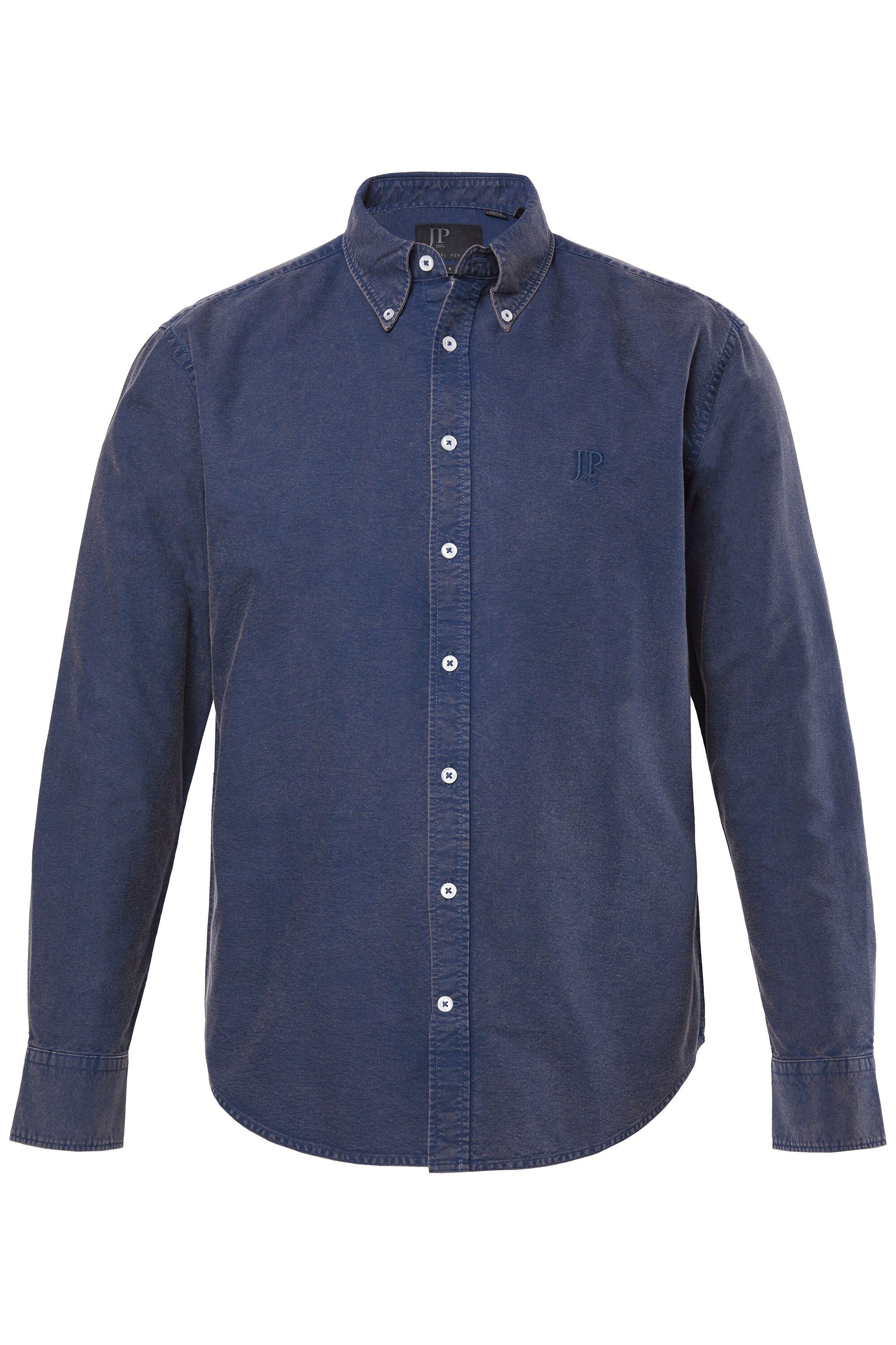 JP1880 Businesshemd Oxford-Hemd FLEXNAMIC® Langarm Buttondown-Kragen