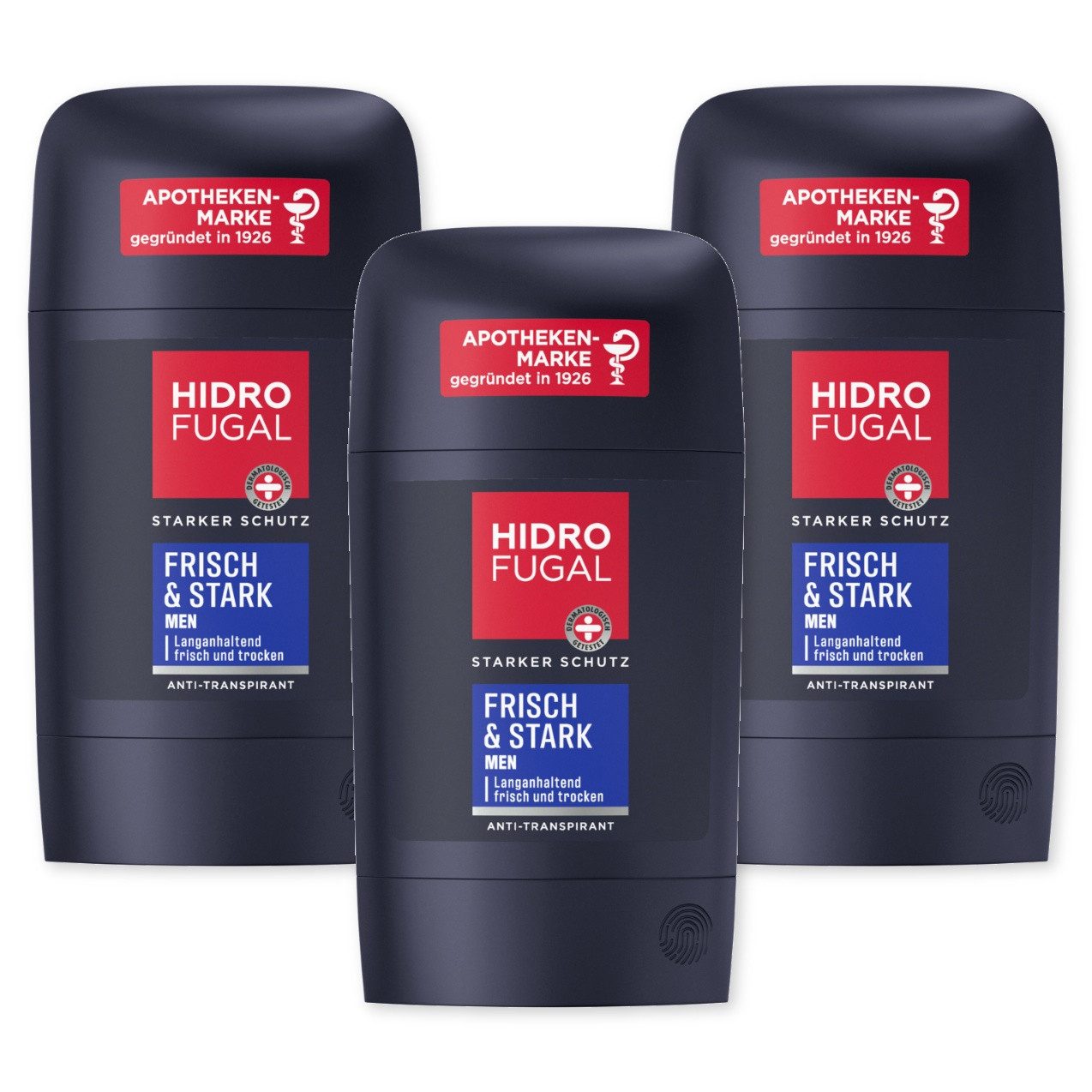 Hidrofugal Deo-Stift Deo Men Frisch & Stark Stick 3x50ml