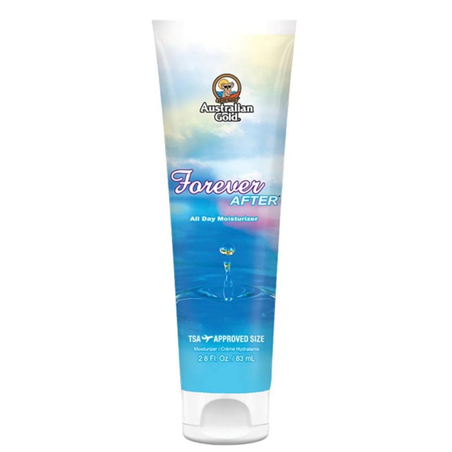 Australian Gold After Sun-Lotion Australian Gold Forever After After-Sun-Lotion 83 ml, 1-tlg., Mit Hanfsamenextrakt für 24 Stunden Feuchtigkeit