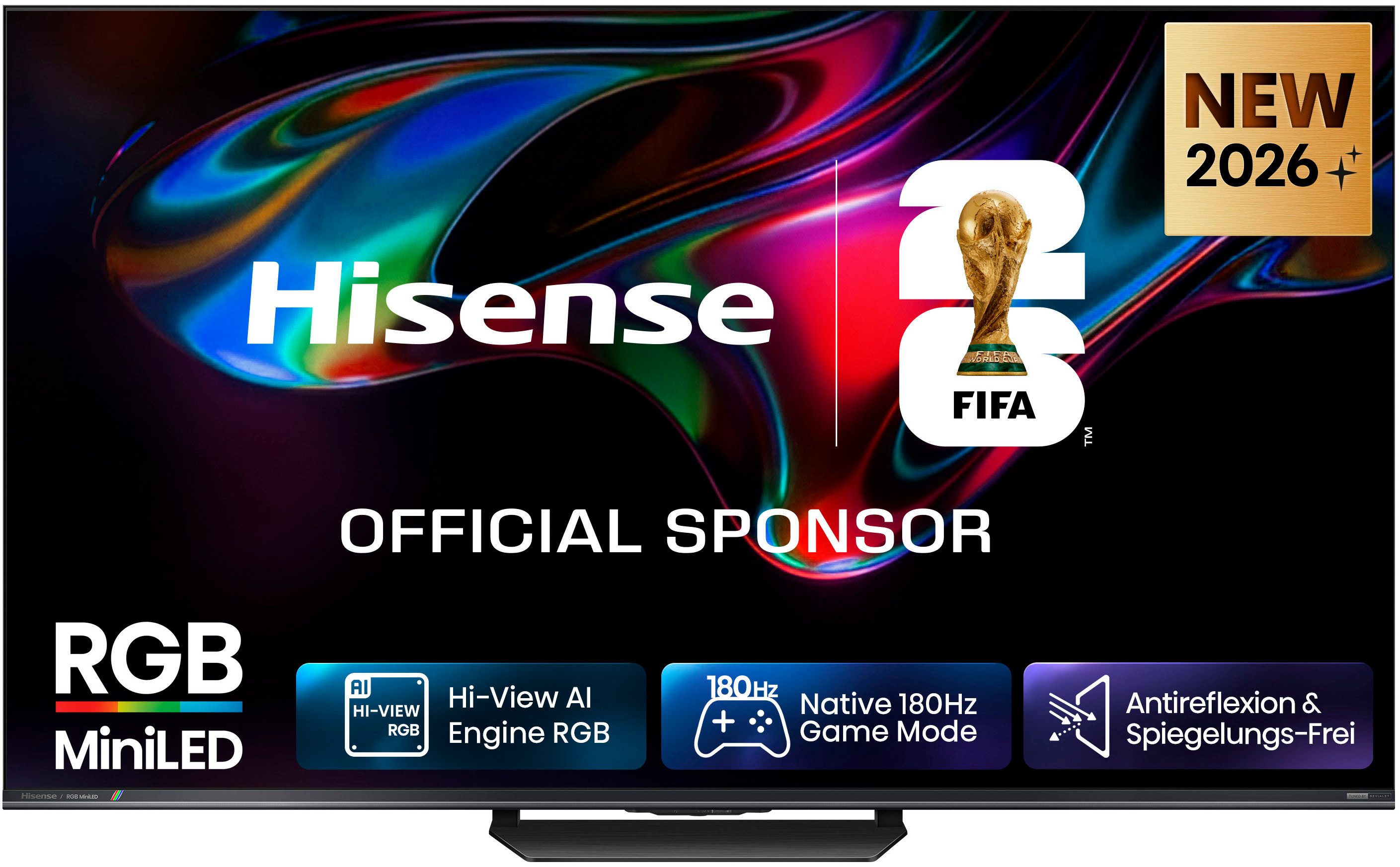 Hisense 55UR8DS Mini-LED-Fernseher (139 cm/55 Zoll, 4K Ultra HD, Smart-TV)