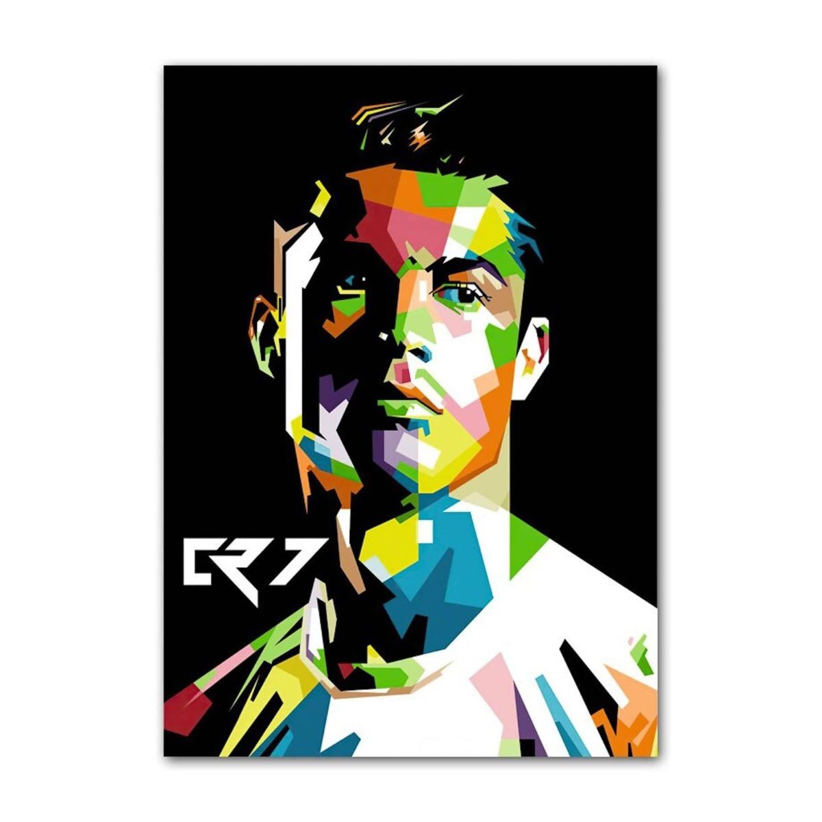 JUSTGOODMOOD Poster Fußball Christiano Ronaldo bei Manchester United beste Momente als Dek, 8 (1 St)