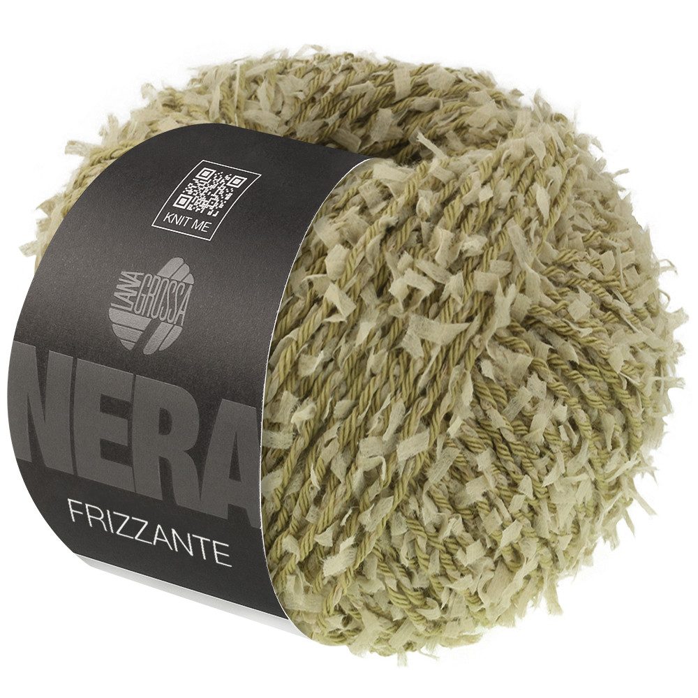 LANA GROSSA FRIZZANTE Locker gedrehtes Baumwollgarn Häkelwolle, 105 m (Baumwollgarn mit luftigen, kurzen Papierfransen-Effekt), 50 g