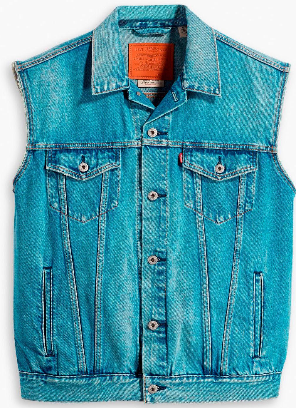 Levi's® Jeansweste RELAXED TRUCKER VEST MED INDIGO - WORN IN