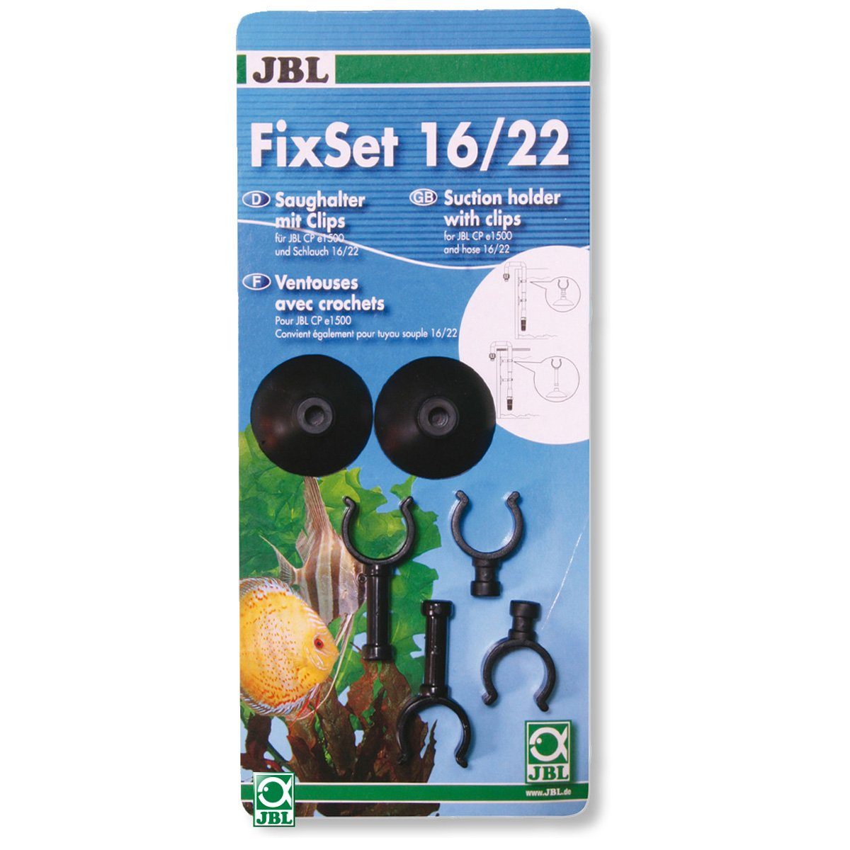 JBL GmbH & Co. KG Aquariumfilter FixSet 16/22 CP e1500/1 von JBL GmbH & Co. KG