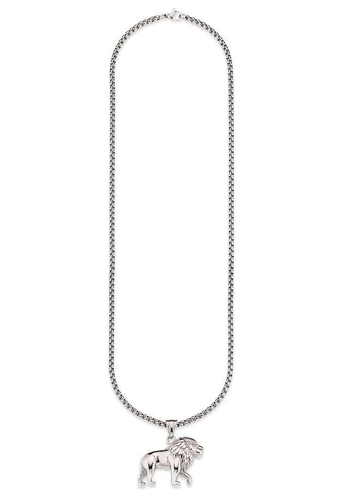 Bruno Banani Kette mit Anhänger Schmuck Geschenk Halskette Löwe Venezianerkette