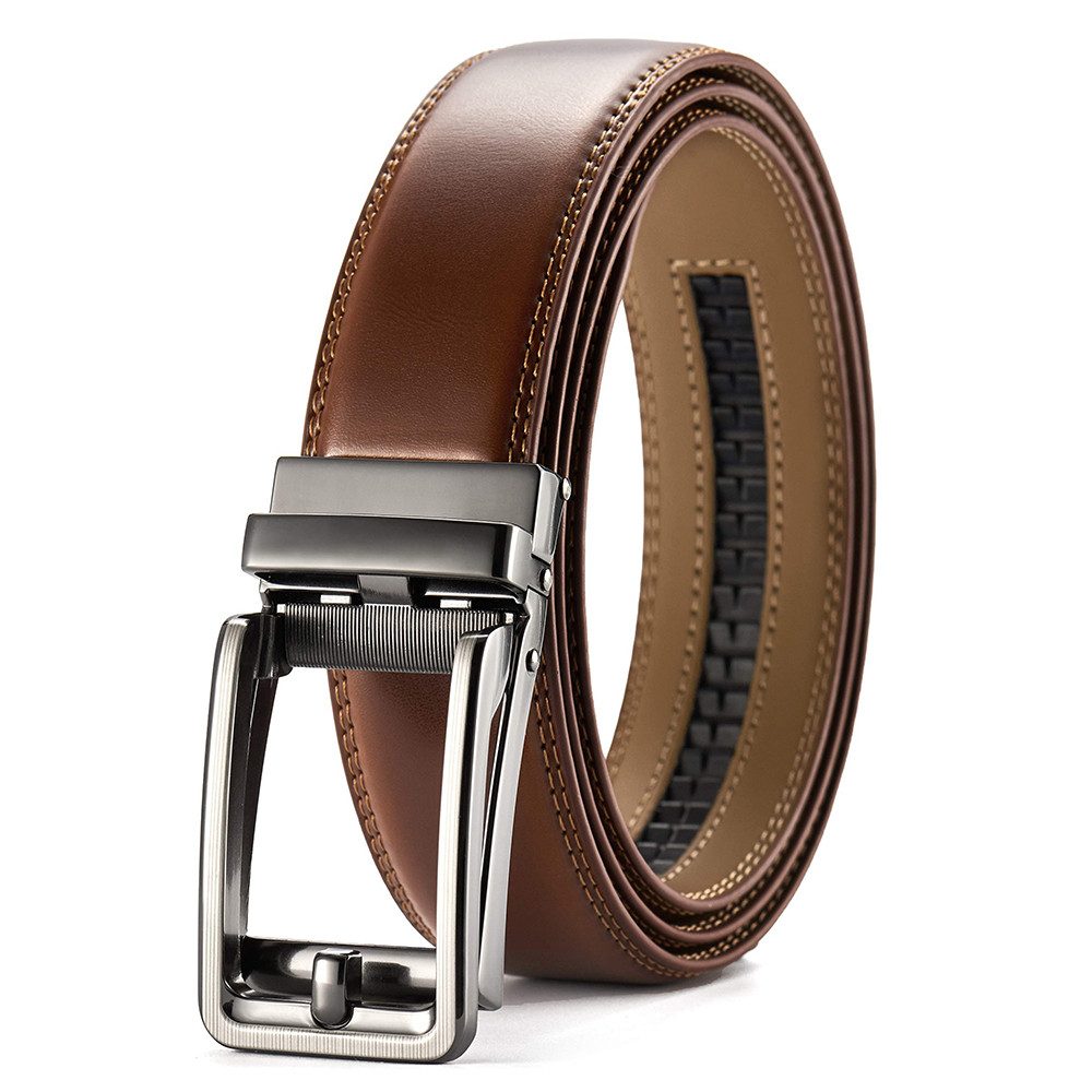 Ledergürtel Gürtel Herren,Jeans-Gürtel, verstellbarer Herren-Gürtel 31 mm breit