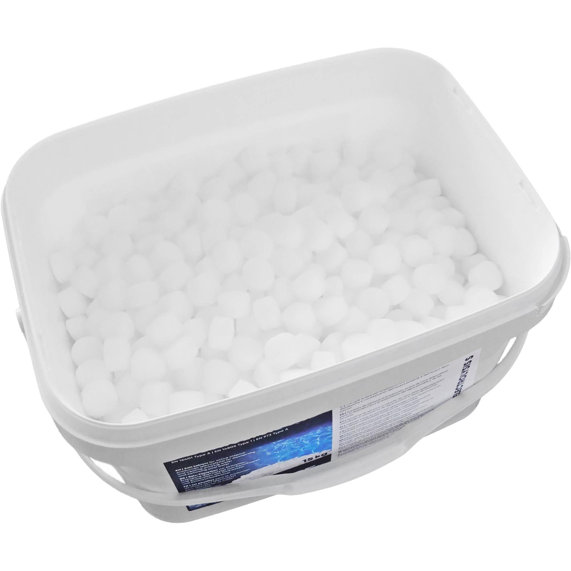 CF Salzwassersystem Elektrolyse Salz Poolsalz Tabletten 15kg, (1-St)
