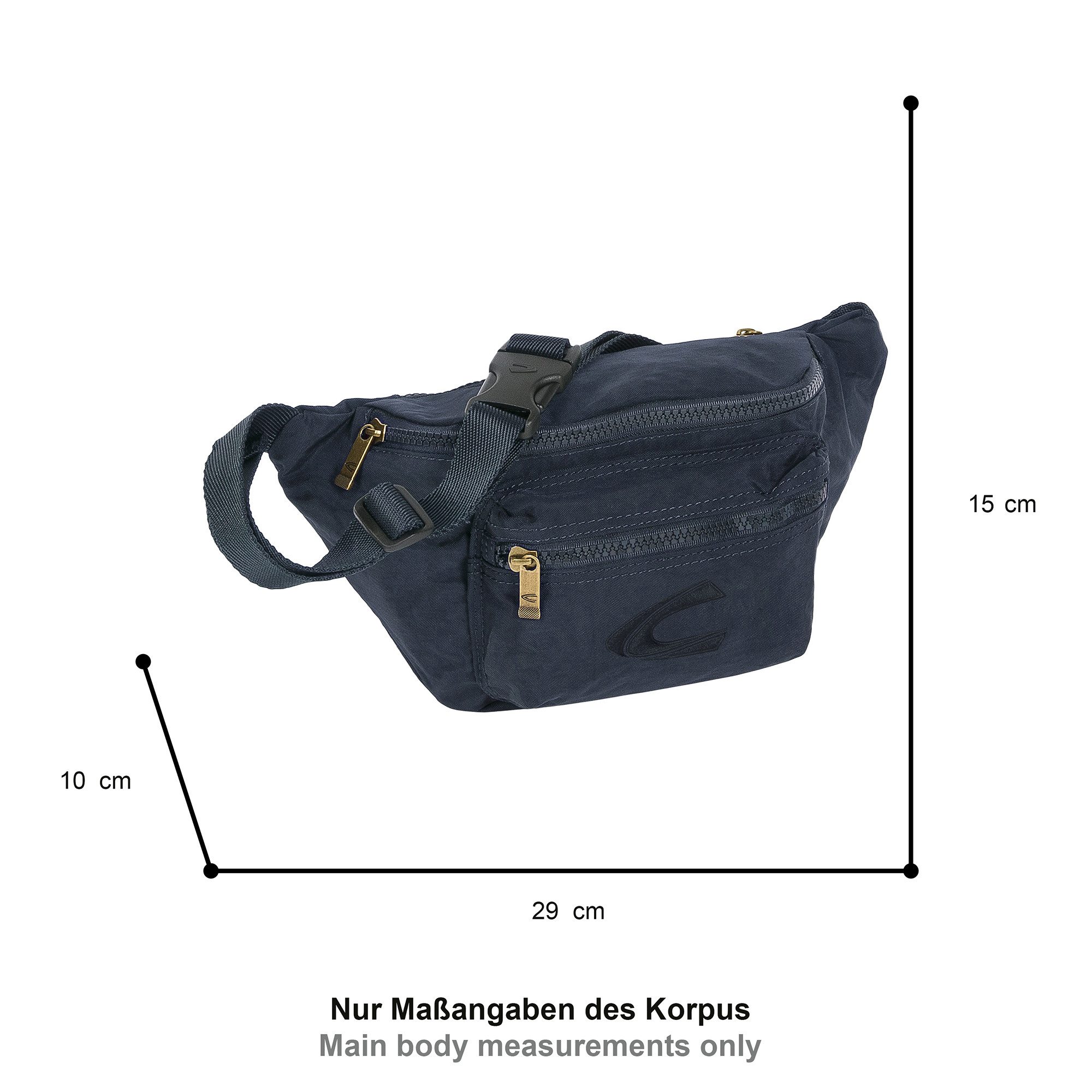 camel active Bauchtasche Journey, Herren Crossbody-Bag, funktional perfekt für alle Lebenslagen