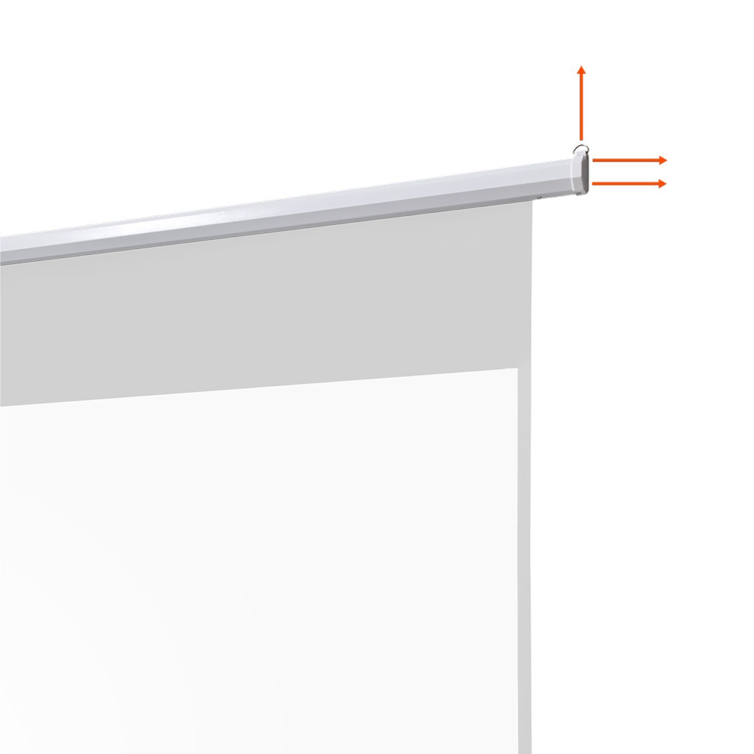Celexon basic line Motorleinwand (schwarze Rückseite)