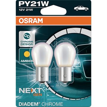 Osram KFZ-Ersatzleuchte OSRAM 7507DC-02B Signal Leuchtmittel Diadem PY21W 21 W 12 V