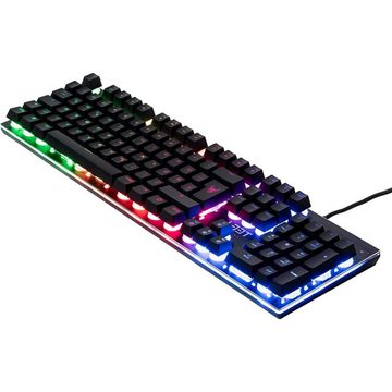 L33T OSEBERG Gaming Tastatur mit RGB Beleuchtung Gaming-Tastatur (Gaming Tastatur mit LED Beleuchtung)