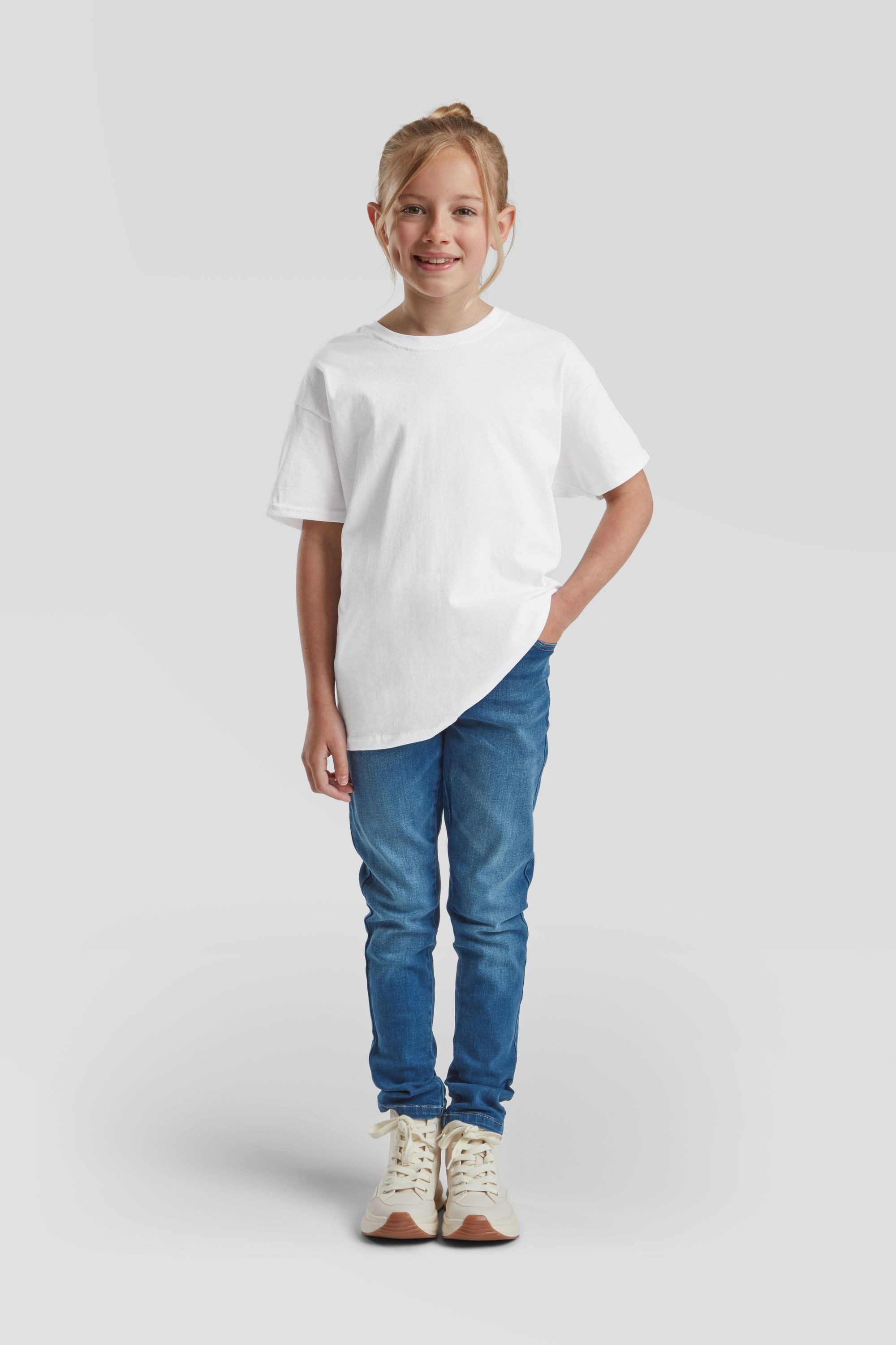 Fruit of the Loom Rundhalsshirt Fruit of the Loom Valueweight T Kids