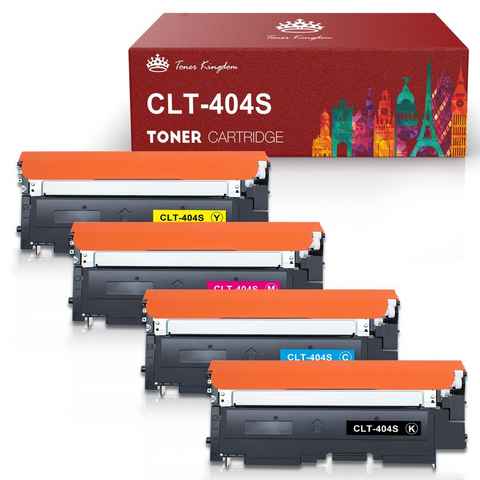 Toner Kingdom Tonerpatrone CLT-404S CLT-P404C für SAMSUNG Xpress, SL-C430W C432W C433W C480FW C480FN C482W/FW C483FW C483W