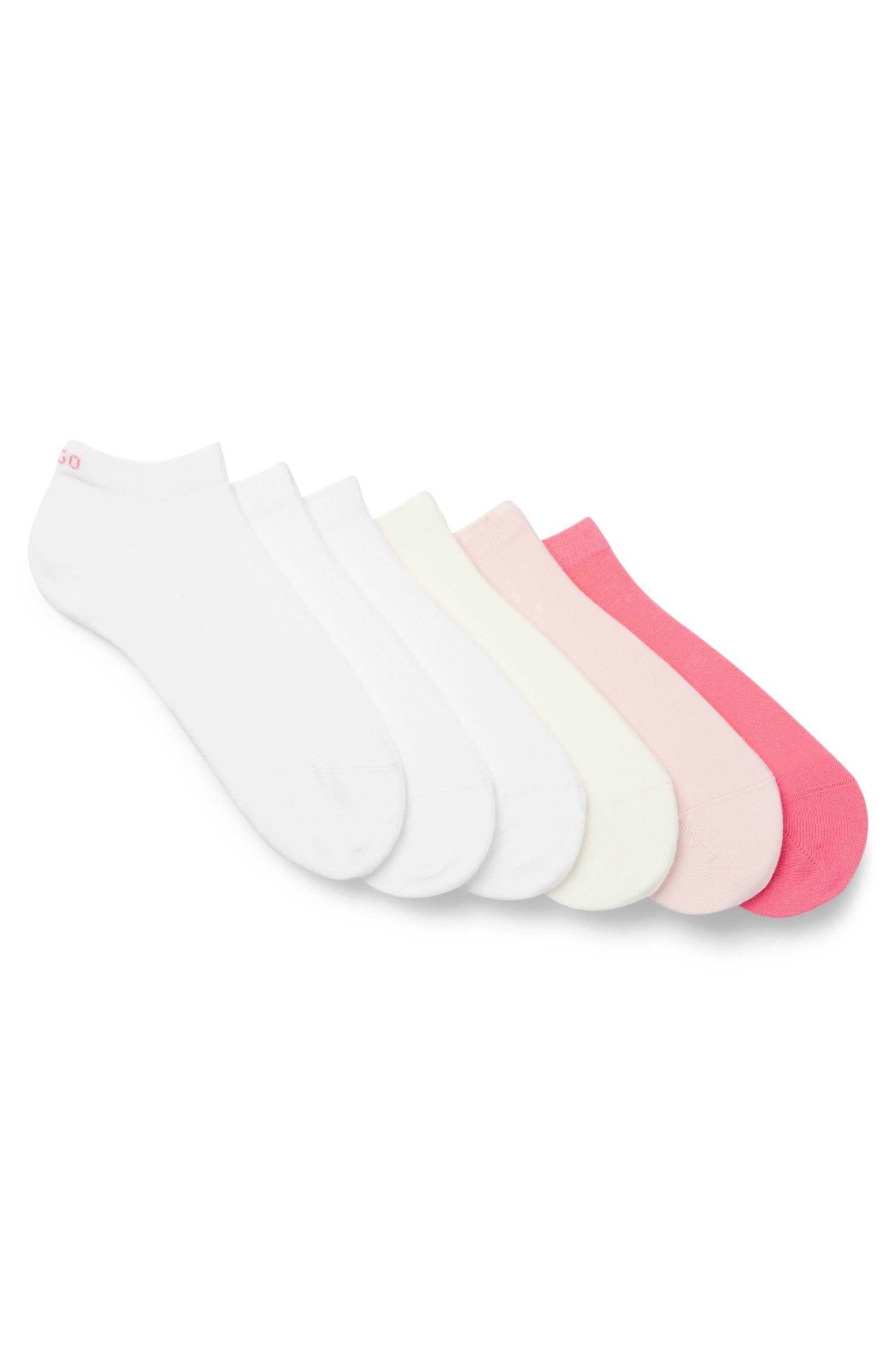 HUGO Socken 6P AS UNI CC W 10 (Packung, 6-Paar, 6er Pack) mit HUGO Schriftzug