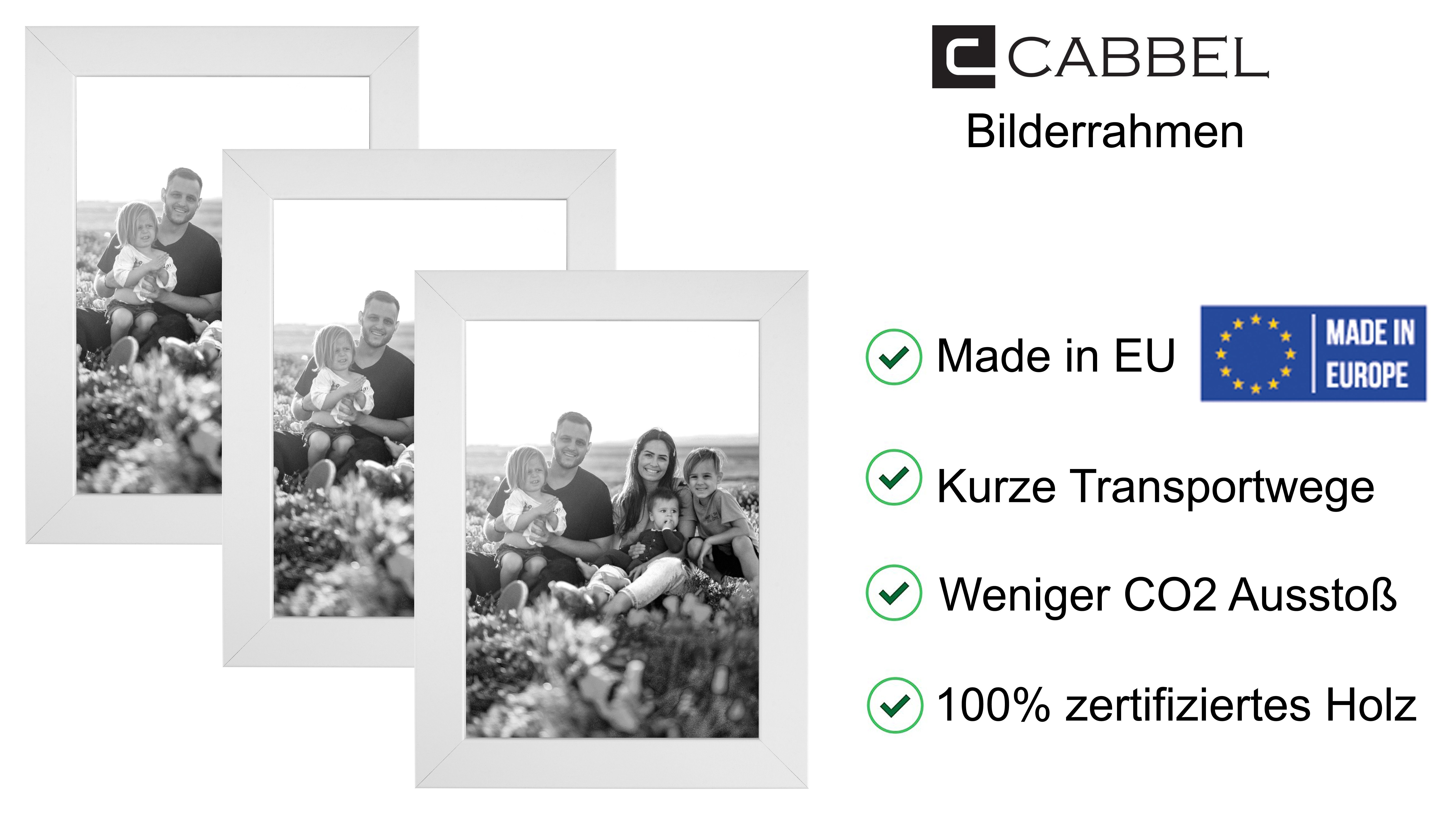 CABBEL Bilderrahmen MDF Holz-Rahmen, Acrylglas, Collagen, Portraits, Bilder günstig online kaufen