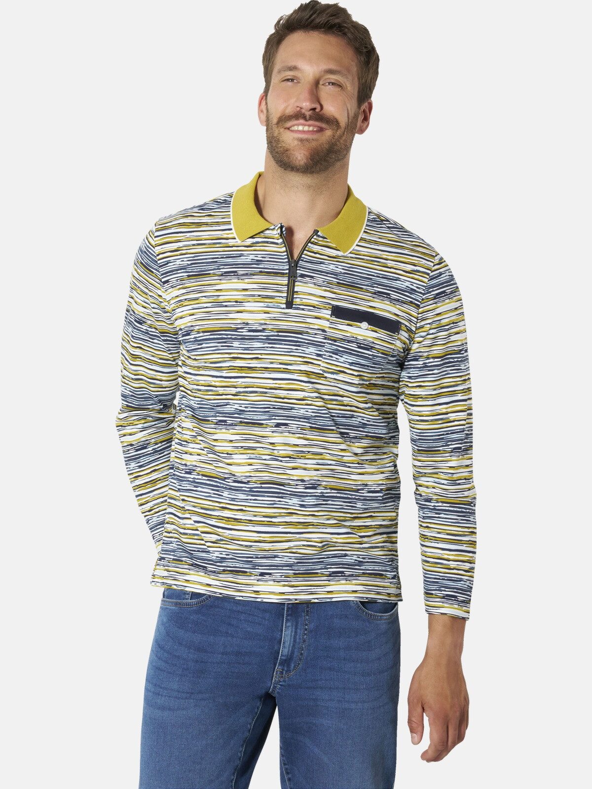 Babista Langarm-Poloshirt BENITI
