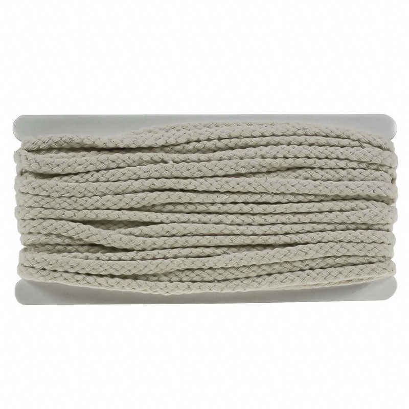 maDDma 10m Kordel 5-7mm geflochten Seil, natur